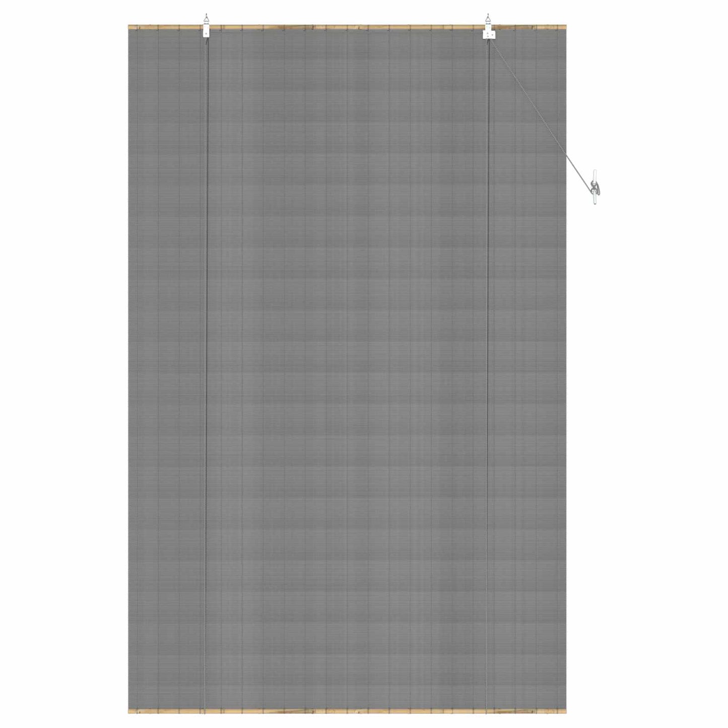 Roleta Šedá 140 X 220 Cm Bambus