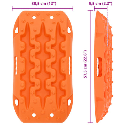 Záchranná Deska 2 Ks Oranžová 57,5X30,5X5,5 Cm Reinforced Nylon
