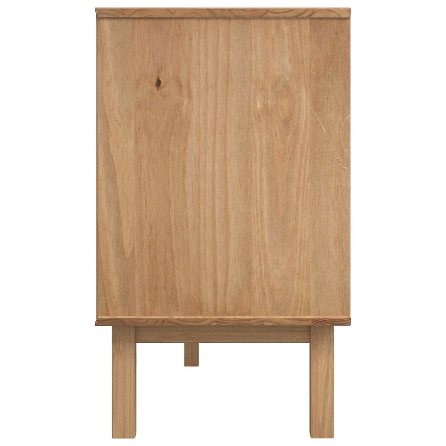 Servírovací Skříň Otta Hnědá A Černá 114 X 43 X 73,5 Cm