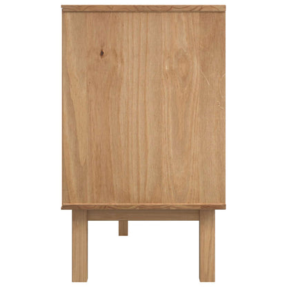 Servírovací Skříň Otta Hnědá A Černá 114 X 43 X 73,5 Cm