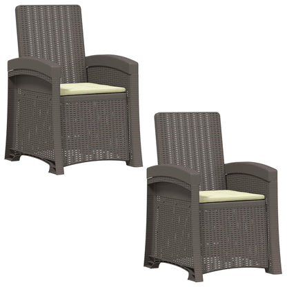 Houpací Zahradní Křeslo V Ratanovém Stylu 2 Pcs Pp
