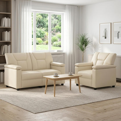Set Pohovek 2 Pcs Umělá Kůže