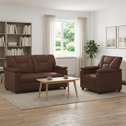 Set Pohovek 2 Pcs Umělá Kůže