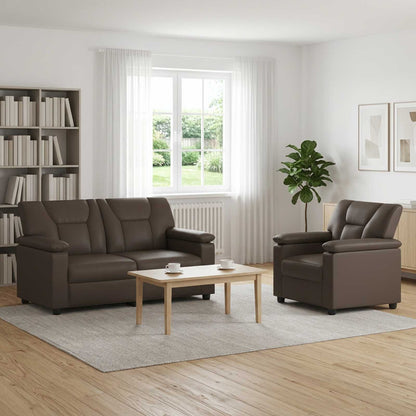 Set Pohovek 2 Pcs Umělá Kůže