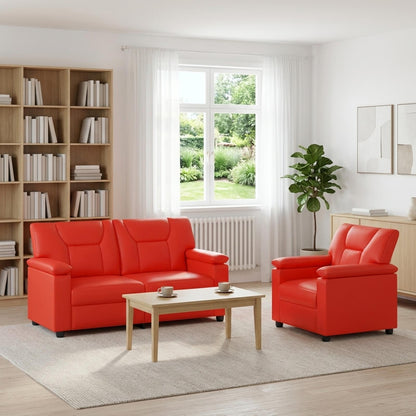 Set Pohovek 2 Pcs Umělá Kůže