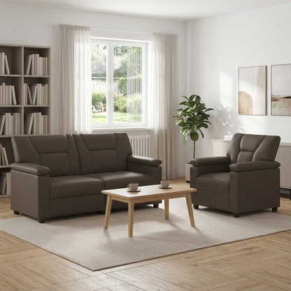Set Pohovek 2 Pcs Umělá Kůže
