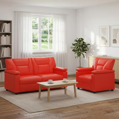 Set Pohovek 2 Pcs Umělá Kůže