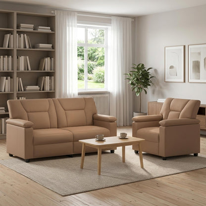 Set Pohovek 2 Pcs Umělá Kůže