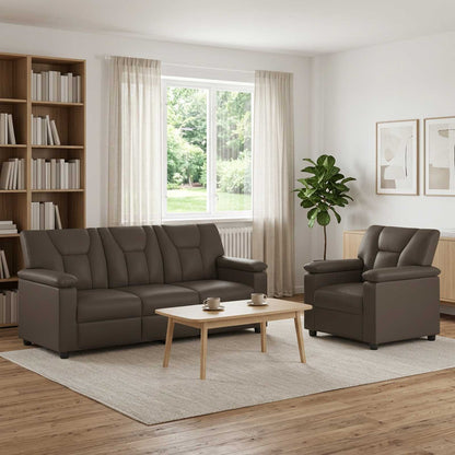 Set Pohovek 2 Pcs Umělá Kůže