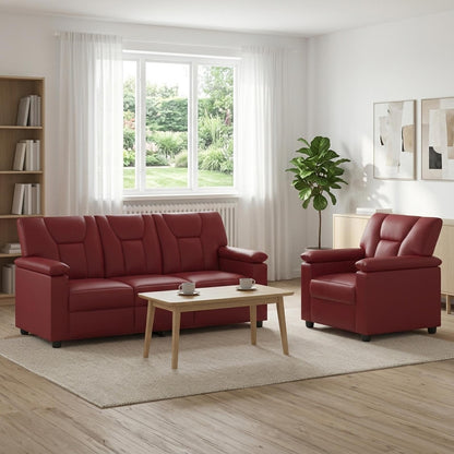 Set Pohovek 2 Pcs Umělá Kůže