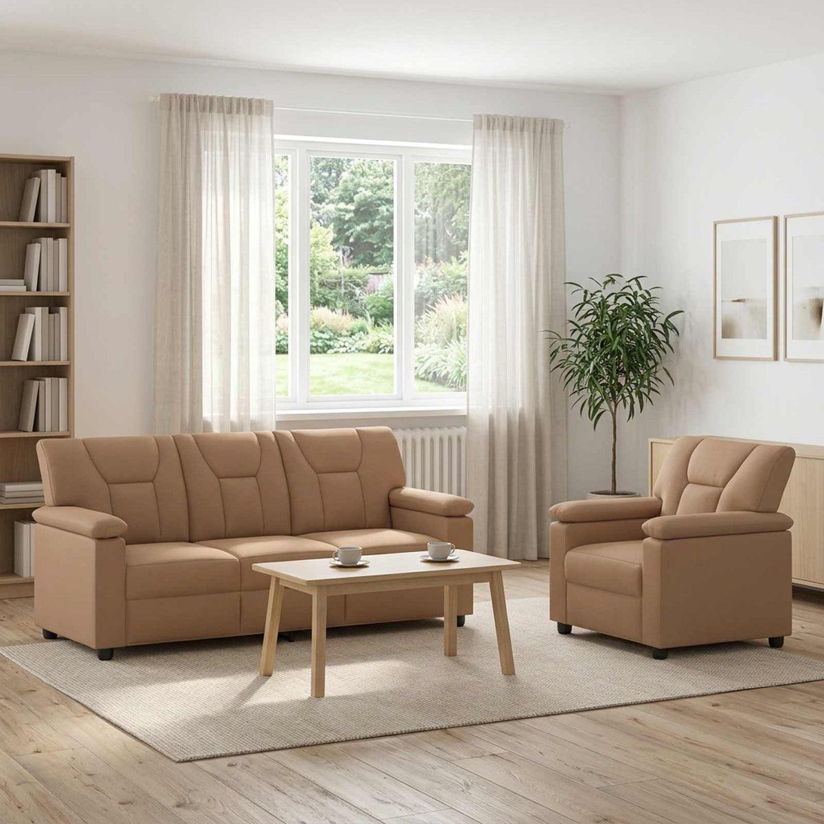 Set Pohovek 2 Pcs Umělá Kůže