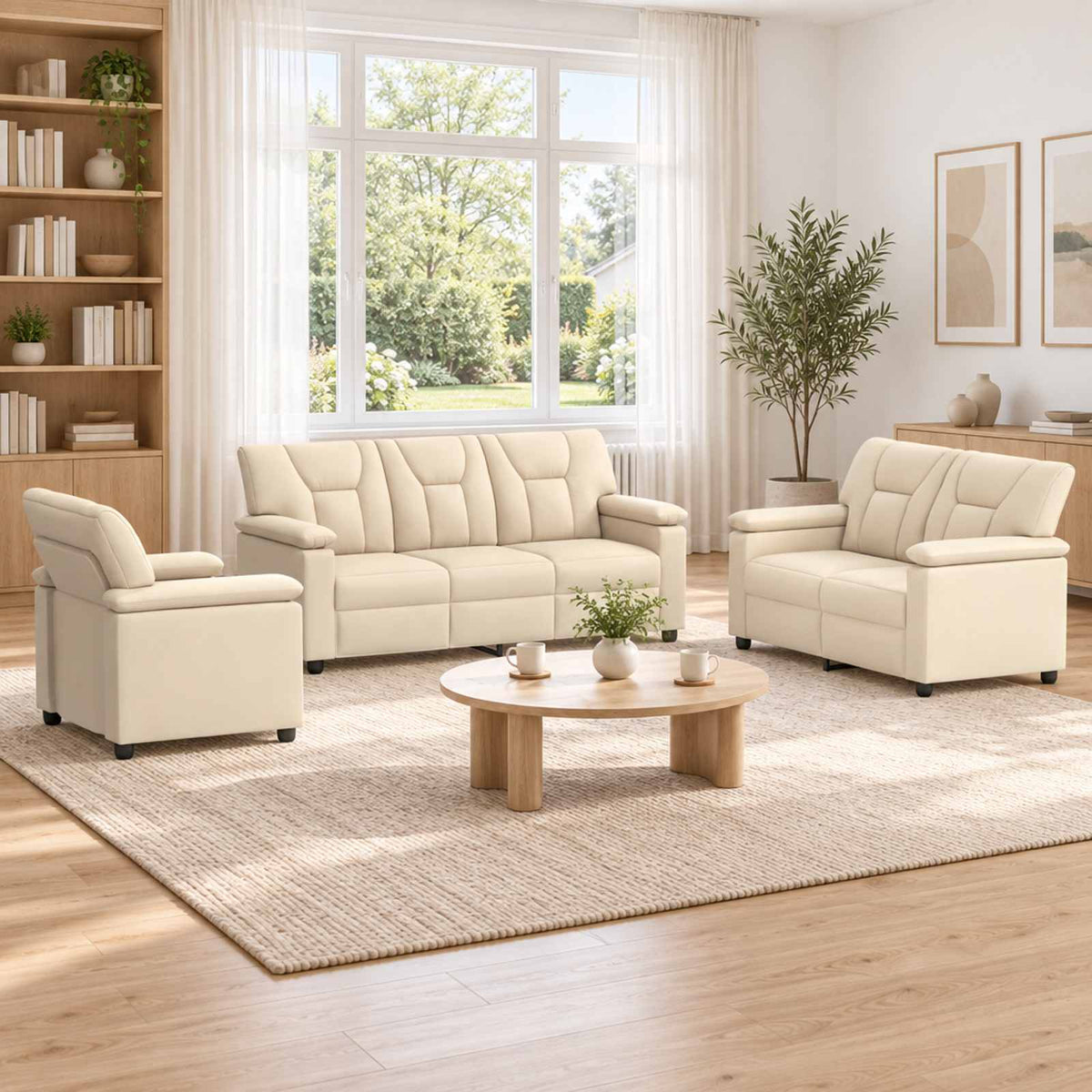 Set Pohovek 2 Pcs Umělá Kůže