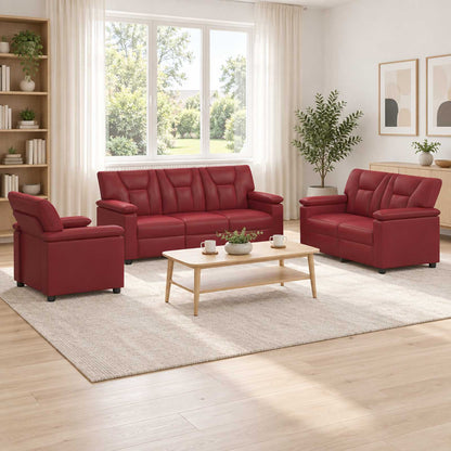 Set Pohovek 2 Pcs Umělá Kůže