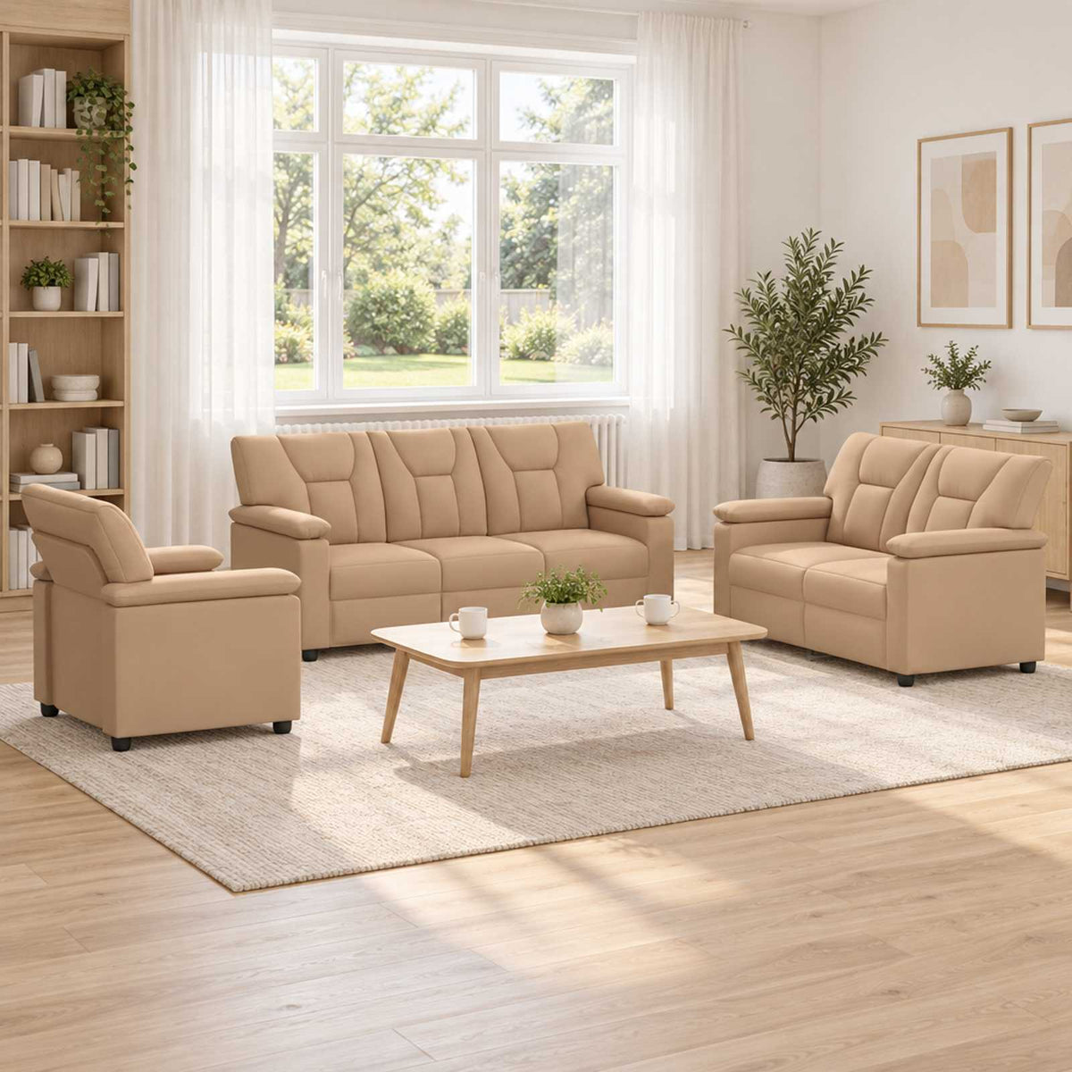 Set Pohovek 2 Pcs Umělá Kůže