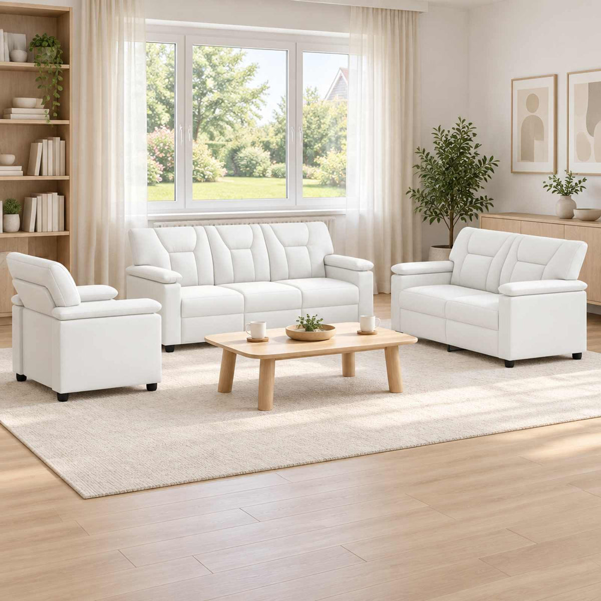Set Pohovek 2 Pcs Umělá Kůže