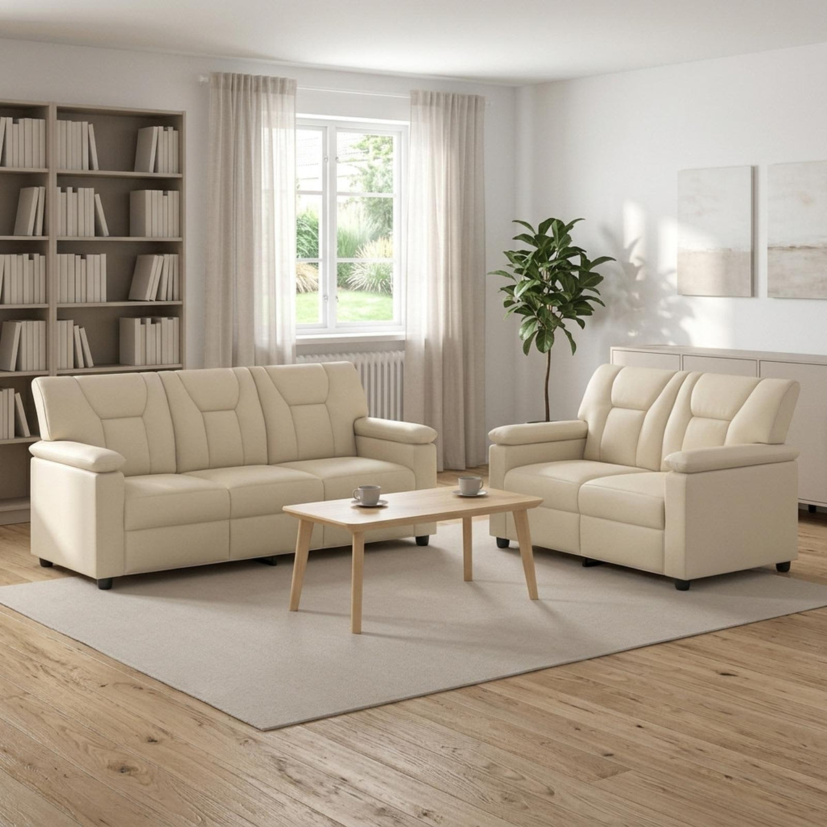 Set Pohovek 2 Pcs Umělá Kůže