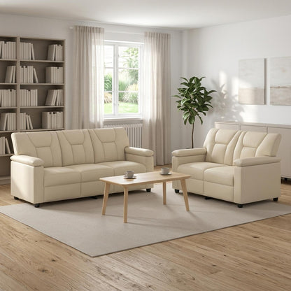 Set Pohovek 2 Pcs Umělá Kůže