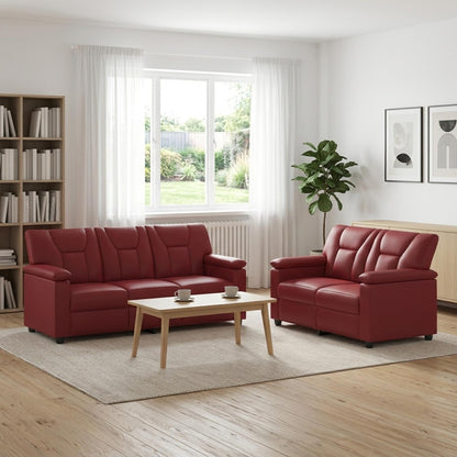 Set Pohovek 2 Pcs Umělá Kůže