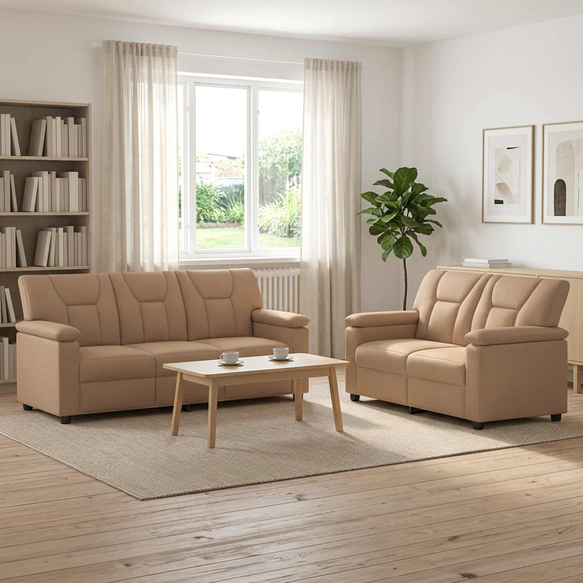 Set Pohovek 2 Pcs Umělá Kůže