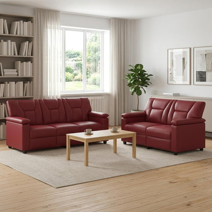 Set Pohovek 2 Pcs Umělá Kůže