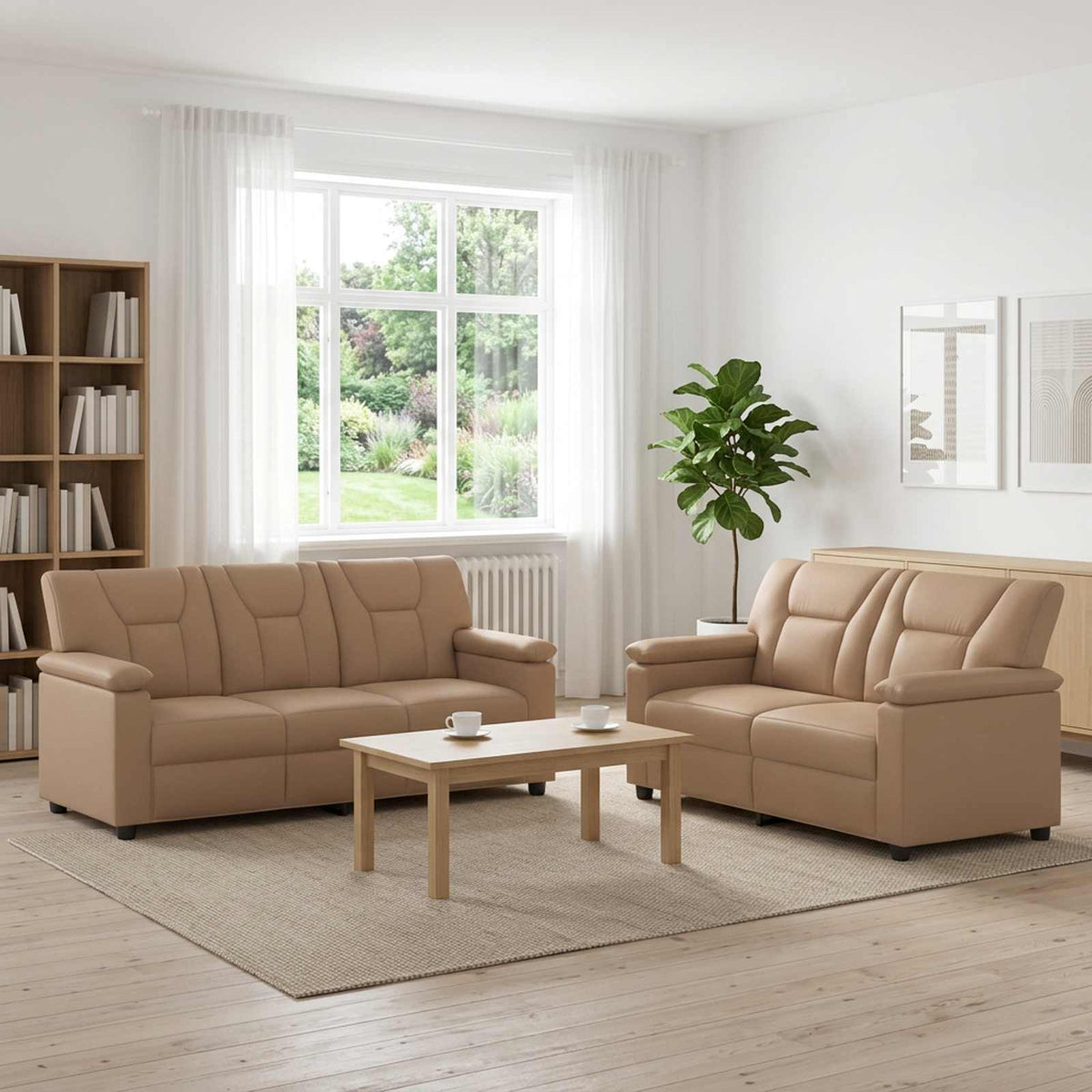Set Pohovek 2 Pcs Umělá Kůže