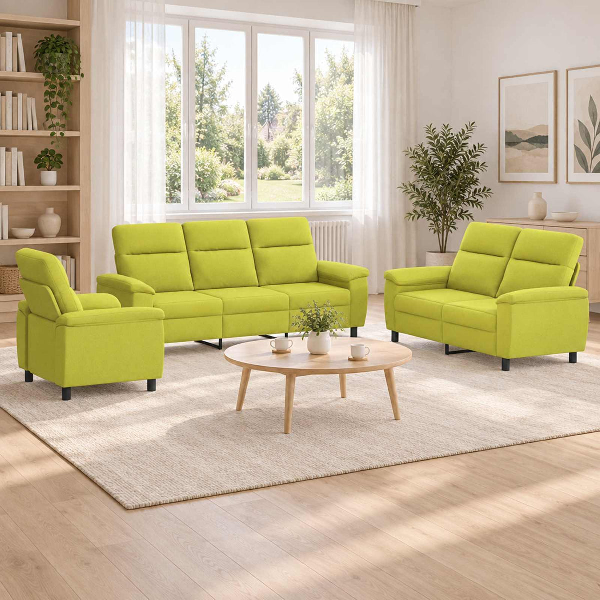 Set Pohovek 2 Pcs Textil
