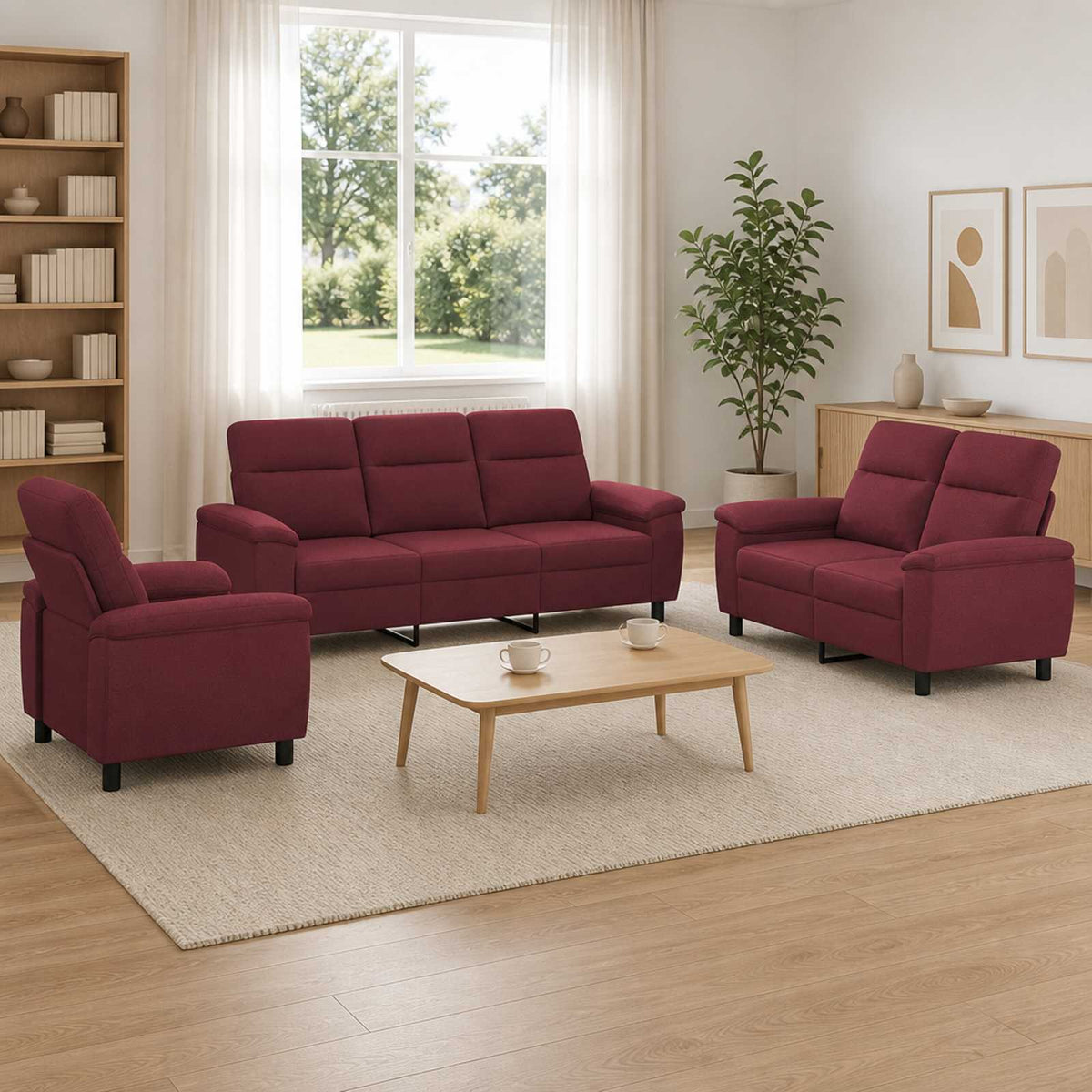 Set Pohovek 2 Pcs Textil