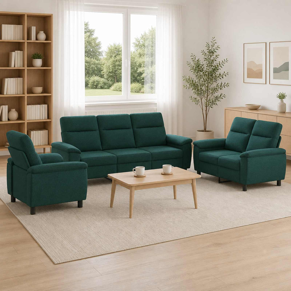 Set Pohovek 2 Pcs Textil