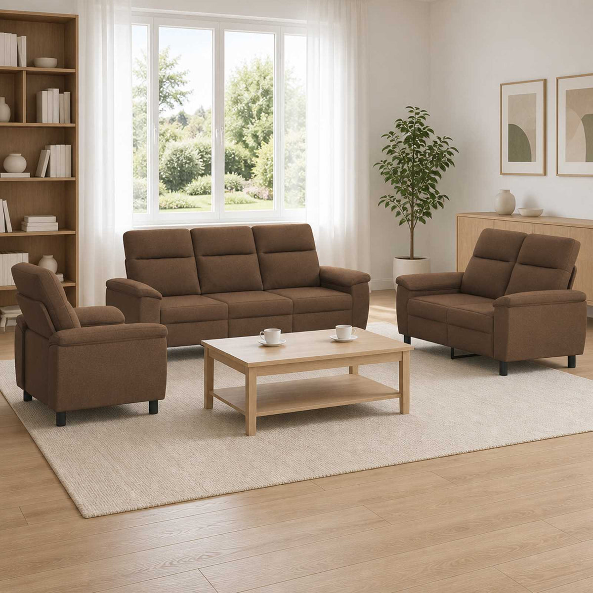 Set Pohovek 2 Pcs Textil