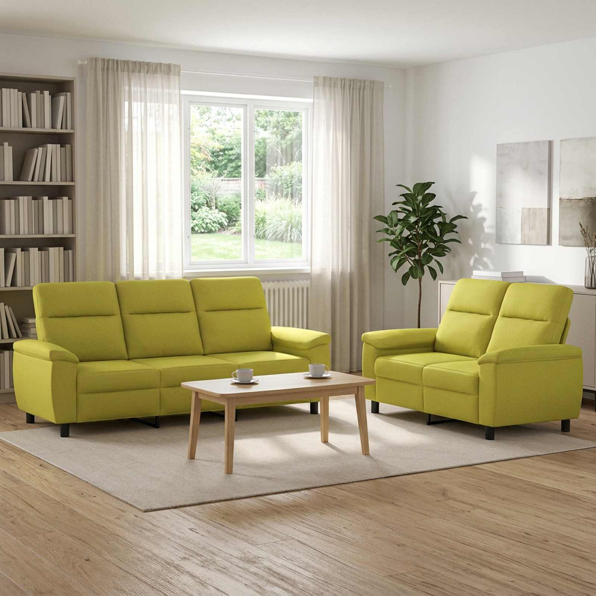 Set Pohovek 2 Pcs Textil