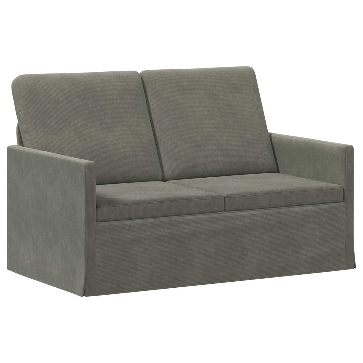 Set Pohovek 2 Pcs Žebrovaná Látka
