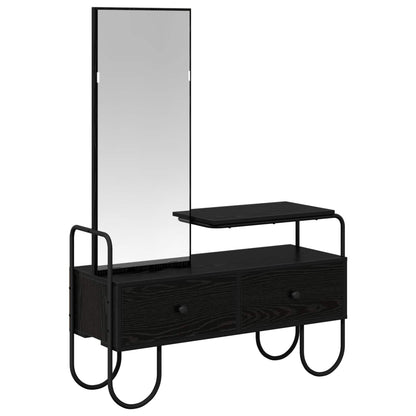 Kosmetický Stůl Černý Dub 100 X 36,5 X 136 Cm Kompozitní Dřevo