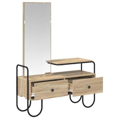 Kosmetický Stůl Dub Sonoma 100 X 36,5 X 136 Cm Kompozitní Dřevo