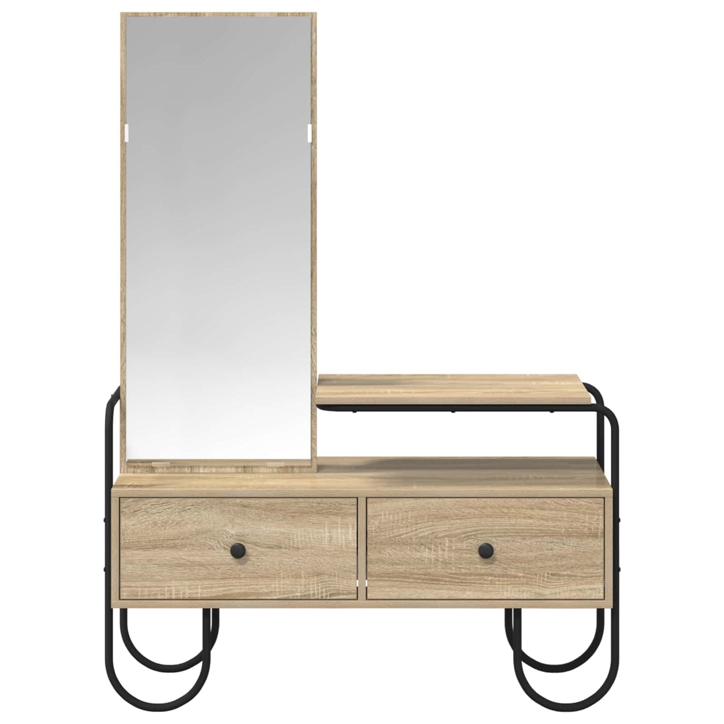 Kosmetický Stůl Dub Sonoma 100 X 36,5 X 136 Cm Kompozitní Dřevo