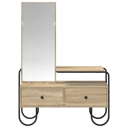 Kosmetický Stůl Dub Sonoma 100 X 36,5 X 136 Cm Kompozitní Dřevo