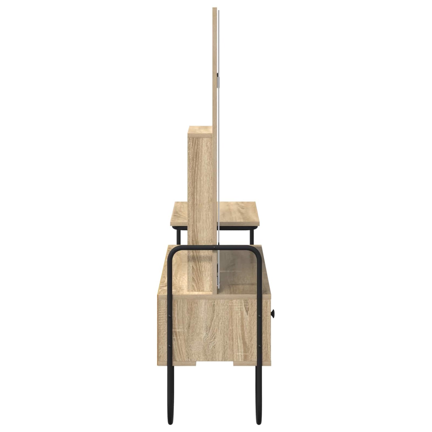 Kosmetický Stůl Dub Sonoma 100 X 36,5 X 136 Cm Kompozitní Dřevo
