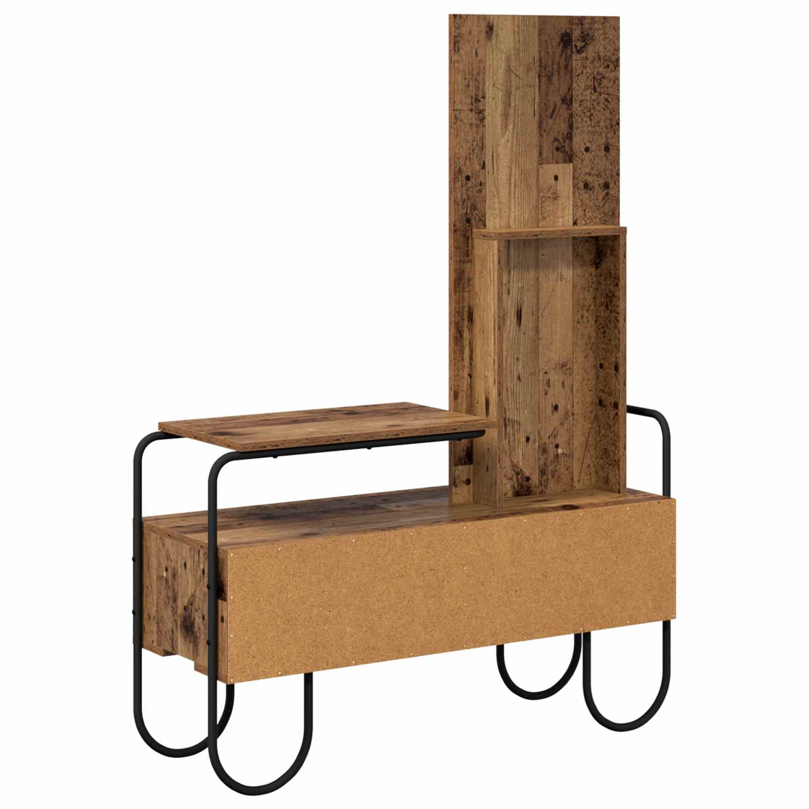 Kosmetický Stůl Se Zásuvkou Staré Dřevo 100 X 36,5 X 136 Cm