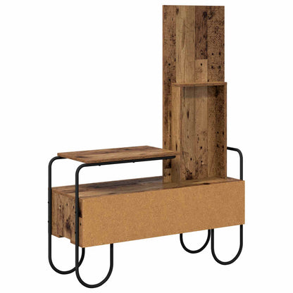 Kosmetický Stůl Se Zásuvkou Staré Dřevo 100 X 36,5 X 136 Cm