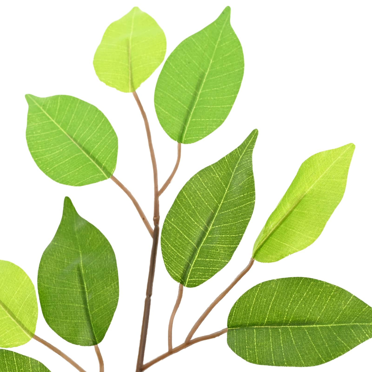 Umělá Rostlina Ficus Zelená 73 X 16 X 60 Cm Tkanina A Dřevo