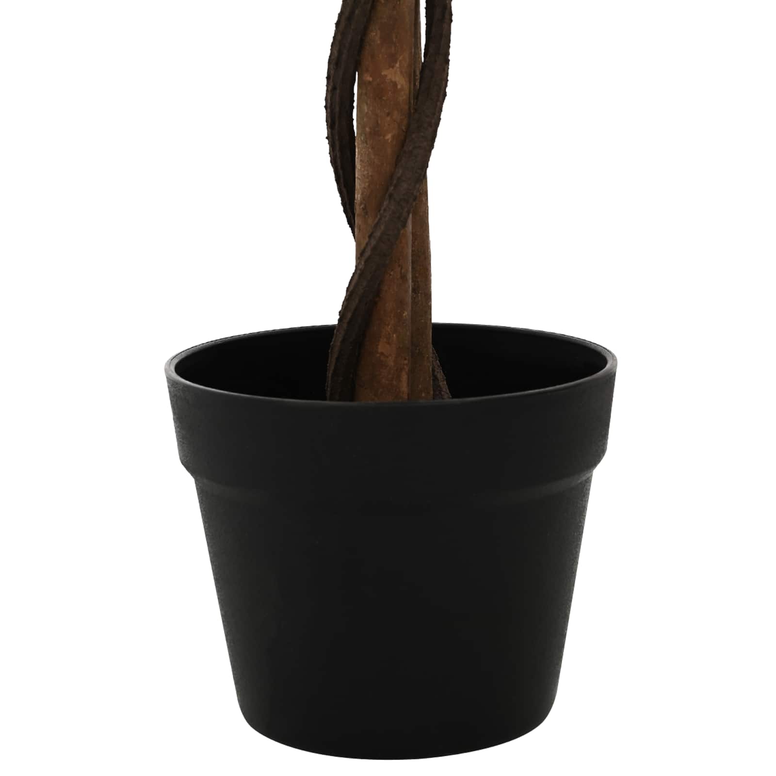 Umělá Rostlina Ficus Zelená 90 X 16 X 110 Cm Tkanina A Dřevo