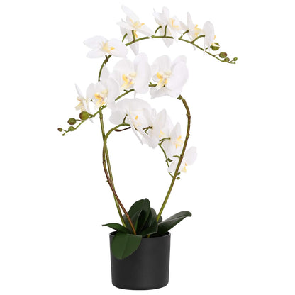 Umělá Orchidej V Květináči 45 X 15 X 65 Cm