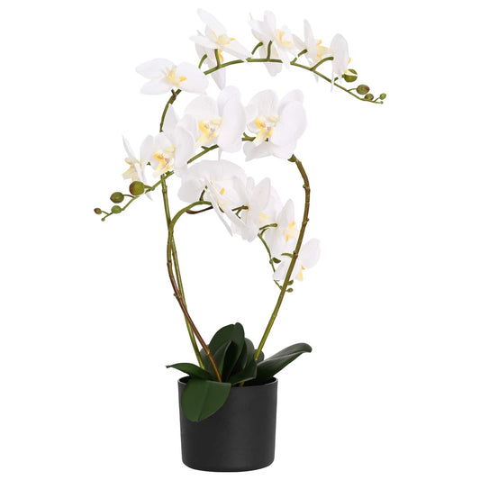 Umělá Orchidej V Květináči 45 X 15 X 65 Cm