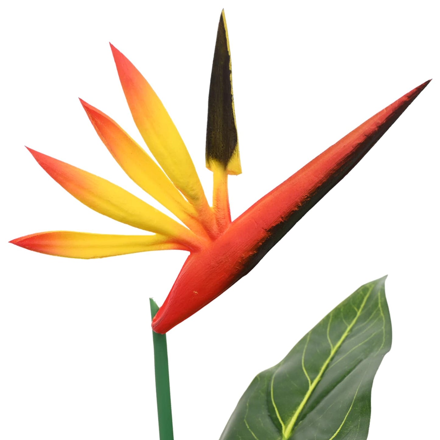 Umělá Rostlina Strelitzia Zelená 65 X 13 X 55 Cm