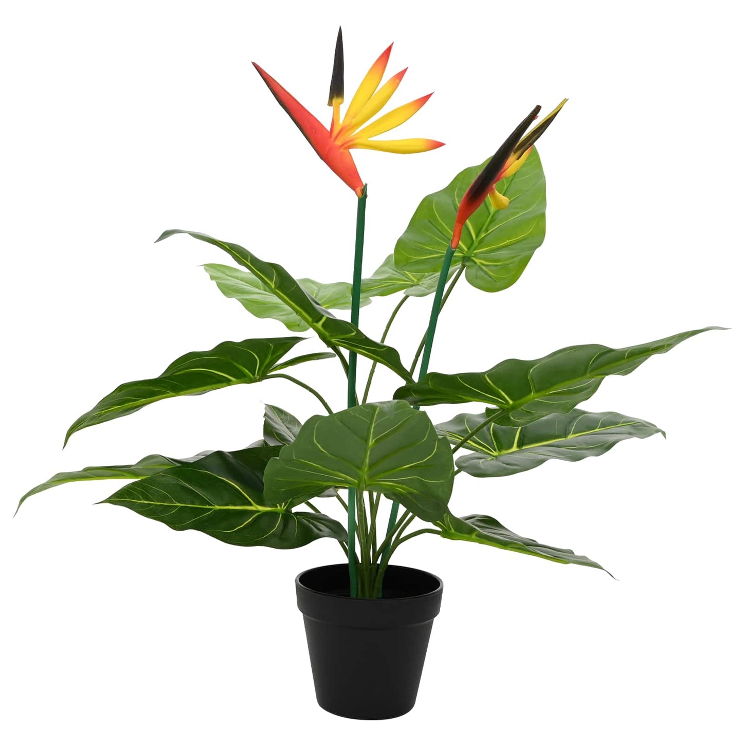 Umělá Rostlina Strelitzia Zelená 65 X 13 X 55 Cm