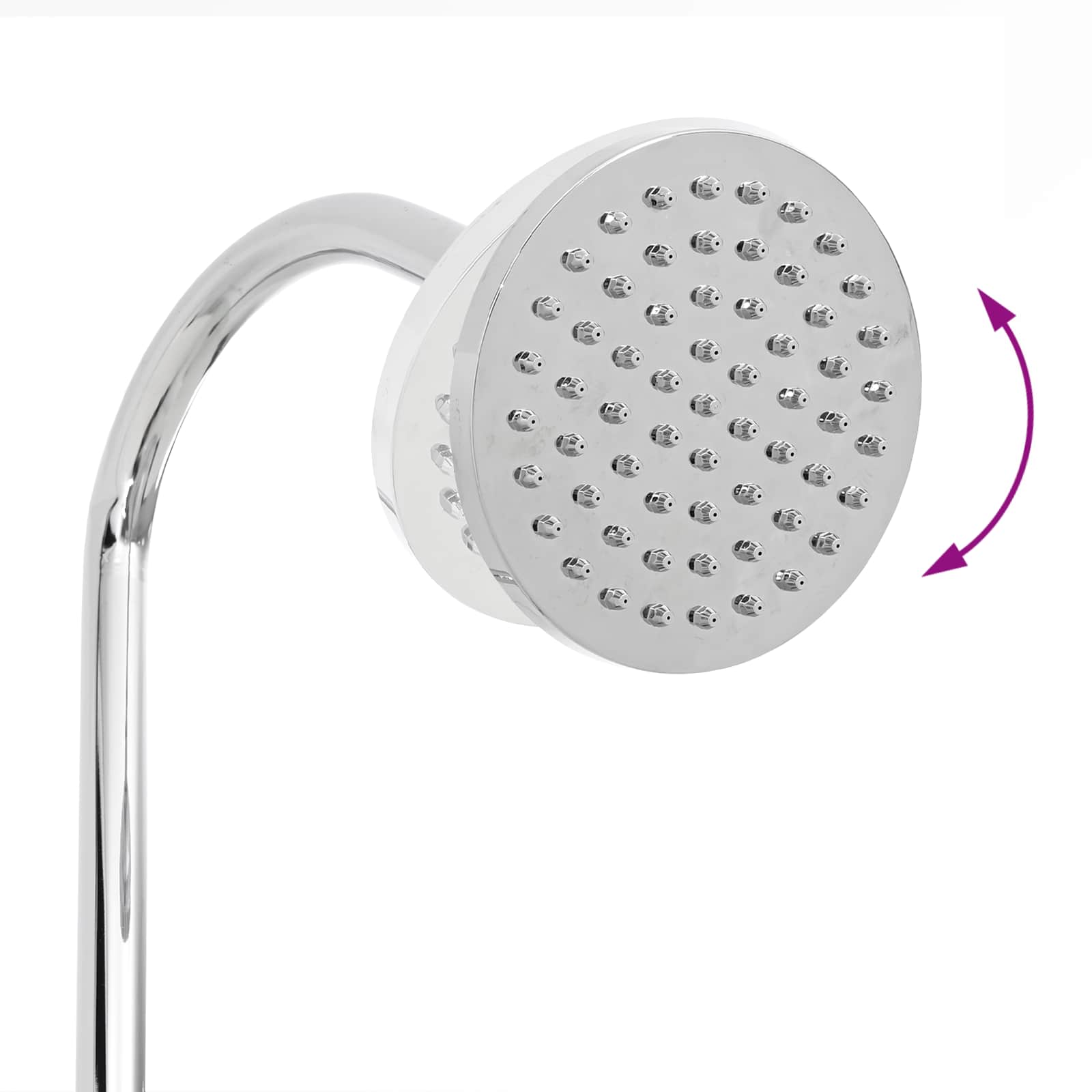 Solární Sprcha S Hlavou Sprchy 20 L Pvc, Abs, Zinková Slitina