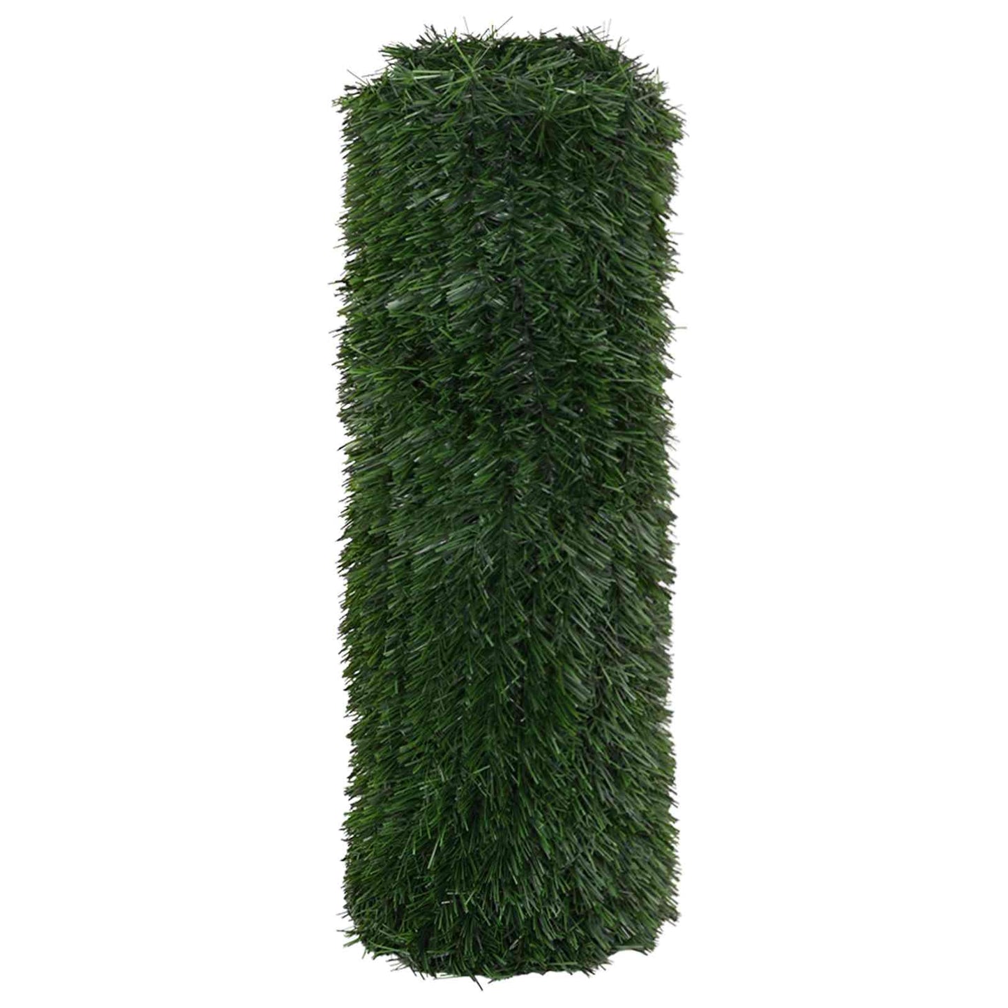 Umělý Plot Tmavě Zelená 1 X 6 M Pvc A Ocel