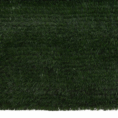 Umělý Plot Tmavě Zelená 1,5 X 3 M Pvc A Ocel
