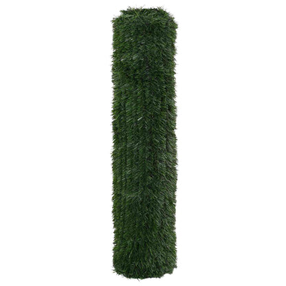 Umělý Plot Tmavě Zelená 1,5 X 3 M Pvc A Ocel