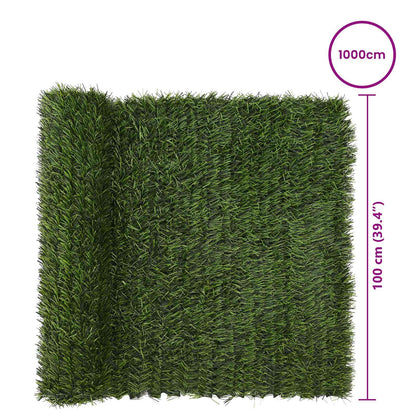 Umělý Plot Světlá Zelená 1 X 10 M Pvc A Ocel