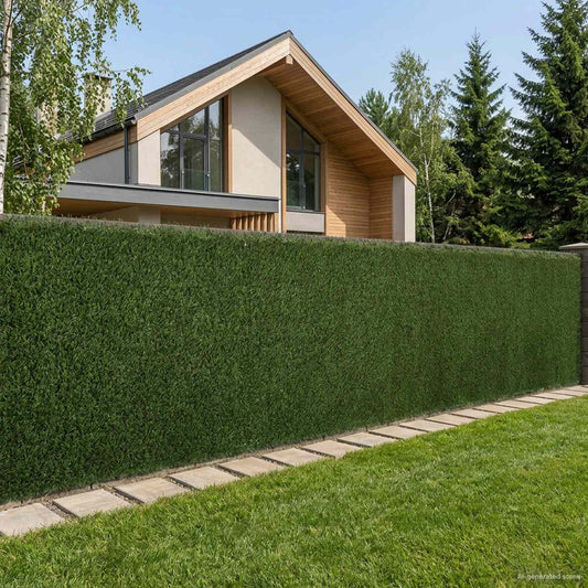 Umělý Plot Světlá Zelená 1,5 X 5 M Pvc A Ocel